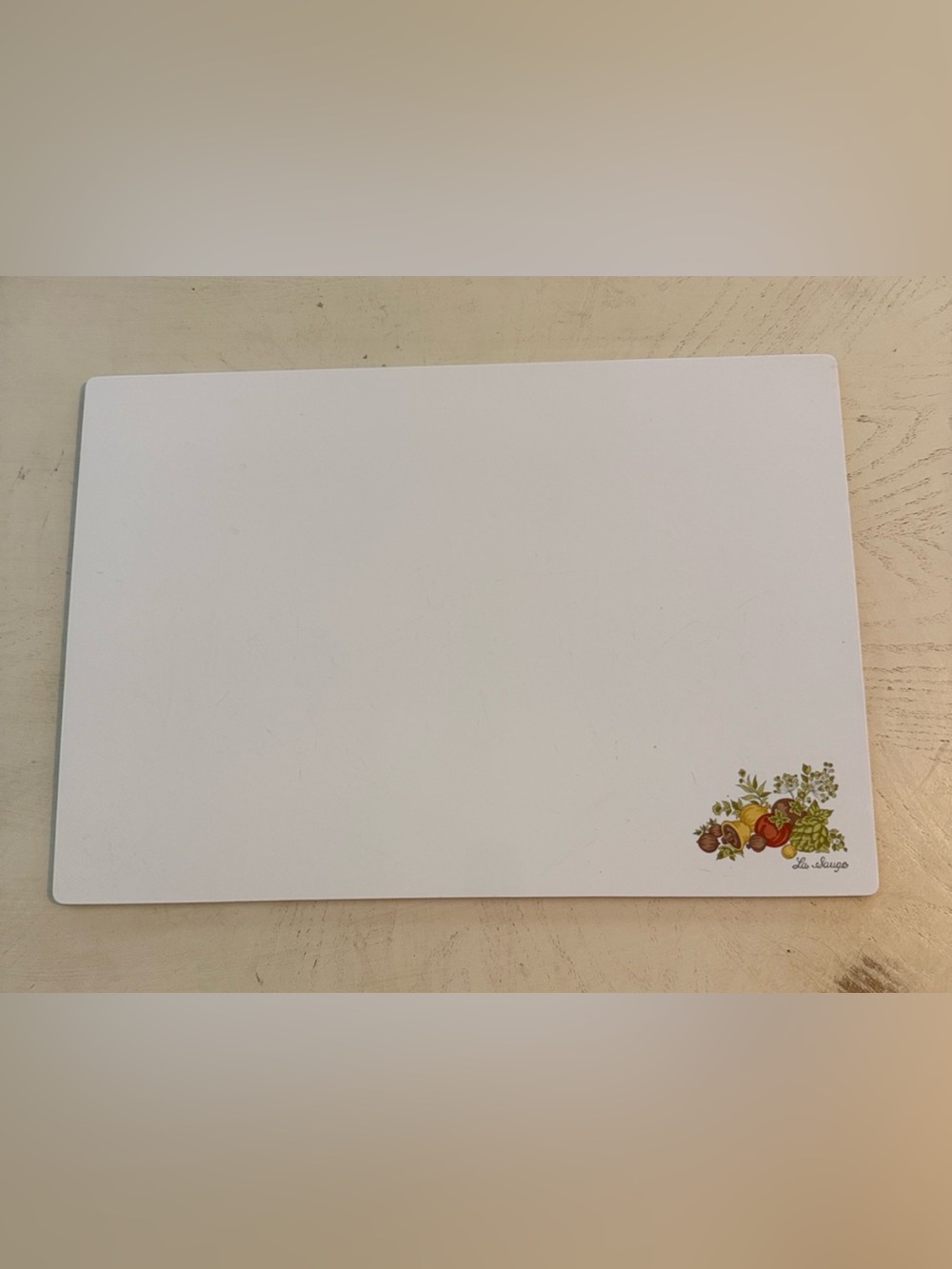 Corningware Vintage Spice of Life Counter Saver Cutting Board Large 14”x20”